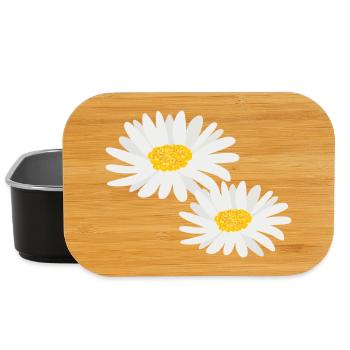 Blume Gänseblümchen - Lunch Box - Schwarz - Vorne