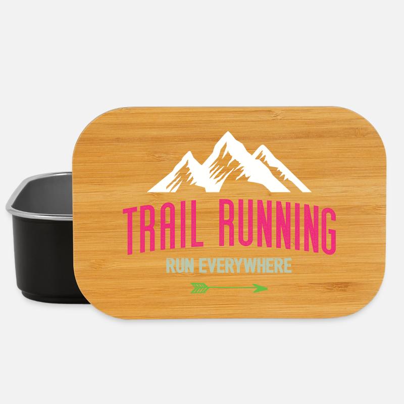 Trail Running – Courez partout - Boîte à goûter - noir