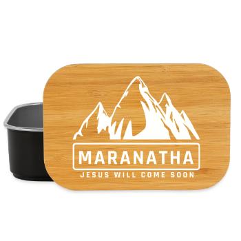 Jesus kommt wieder Bist Du bereit Gott, Christus - Lunch Box - Schwarz - Vorne