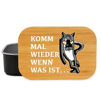 Russisch Russland Zeichentrickfilm Geschenk UDSSR - Lunch Box - Schwarz - Vorne