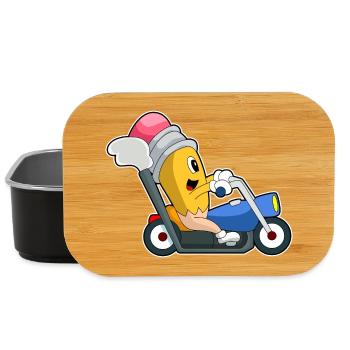 Moto Pencil - Boîte à goûter - noir - Devant