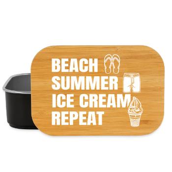 Eiscreme Liebhaber Spruch - Lunch Box - Schwarz - Vorne