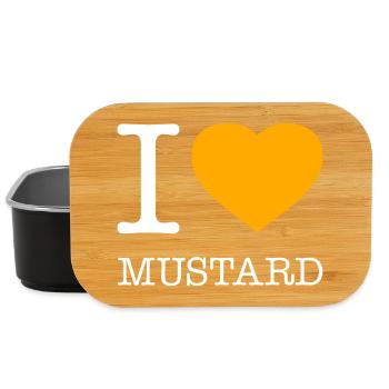 I LOVE MUSTARD Senf - Lunch Box - black - Front