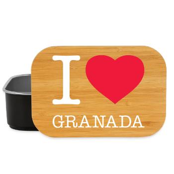I LOVE GRANADA - Lunch Box - Schwarz - Vorne