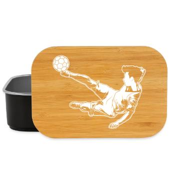 Fußballer Junge - Lunch Box - Schwarz - Vorne