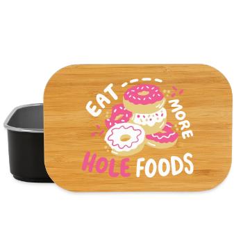Donut Donut-Liebhaber - Lunch Box - Schwarz - Vorne