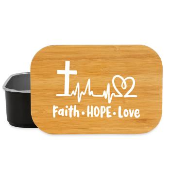 Christlich Glaube Religiös - Lunch Box - Schwarz - Vorne