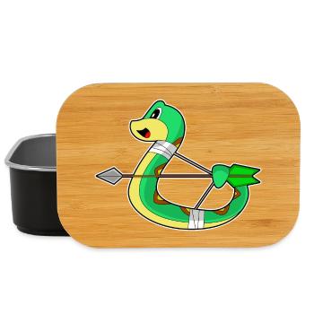 Arc d’archer serpent - Boîte à goûter - noir - Devant