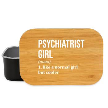psychiatrie - Boîte à goûter - noir - Devant