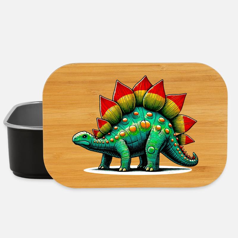 Dinosaurier - Lunch Box - Schwarz