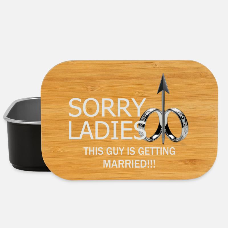 Mann wird Heiraten - Lunch Box - Schwarz