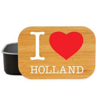 J’ADORE LA HOLLANDE - Boîte à goûter - noir - Devant