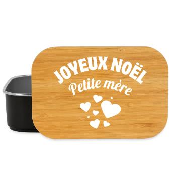 Merry Christmas Little Mother, Christmas - Lunch Box - black - Front