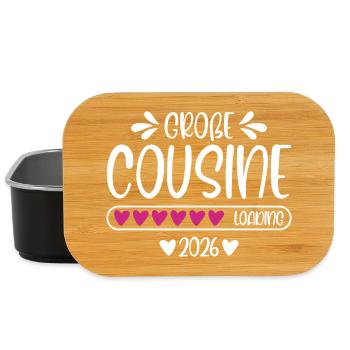 Große Cousine 2026 - Lunch Box - Schwarz - Vorne