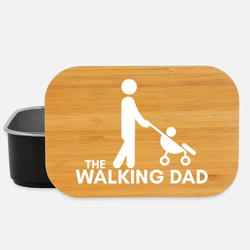 Le cadeau de la poussette Walking Dad Dad - Boîte à goûter - noir