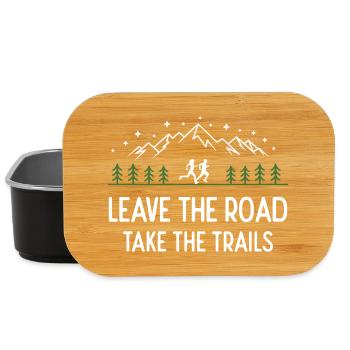 Trail Running - Quittez la route, prenez les sentiers - Boîte à goûter - noir - Devant