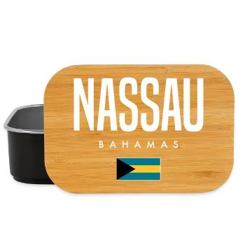 Nassau Bahamas - Lunch Box - black - Front