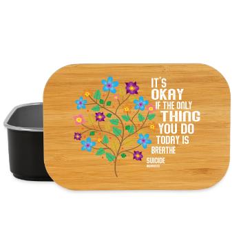 Es ist in Ordnung, wenn das Einzige, was der Atem ist, ist - Lunch Box - Schwarz - Vorne