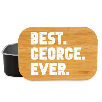 Best George Ever Gift Saying - Lunch Box - black - Front