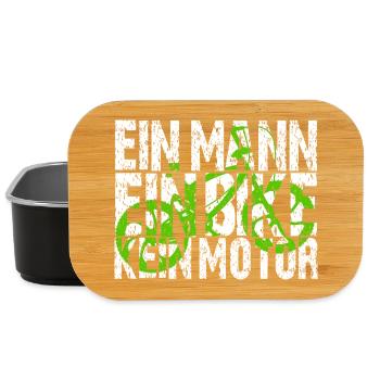 Gravel Bike EIN MANN EIN BIKE KEIN MOTOR  - Lunch Box - Schwarz - Vorne