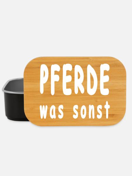 Pferde - Lunch Box - Schwarz