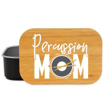 Percussion Maman Groupe Fête des Mères Cadeau Drumline Maman - Boîte à goûter - noir - Devant
