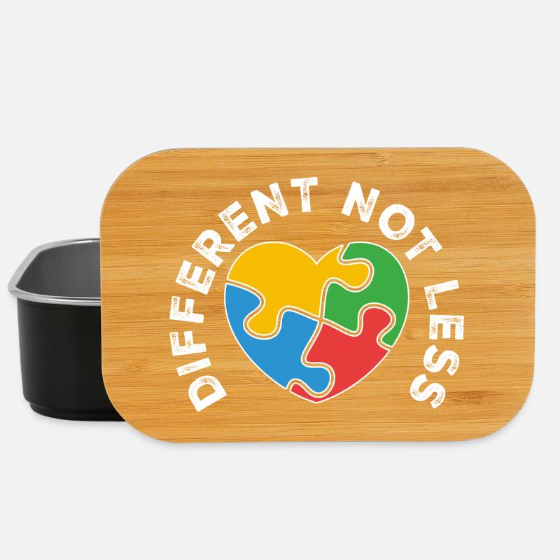 PuzzleHeart Diversity Combines Colors - Lunch Box - black