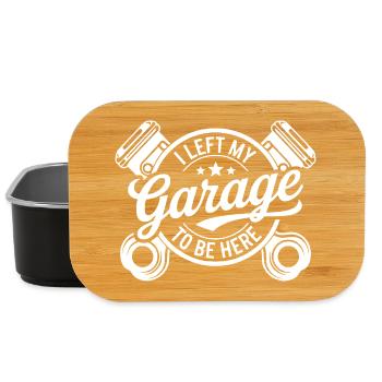 Mechanic Humor Garage Saying - Lunch Box - black - Front