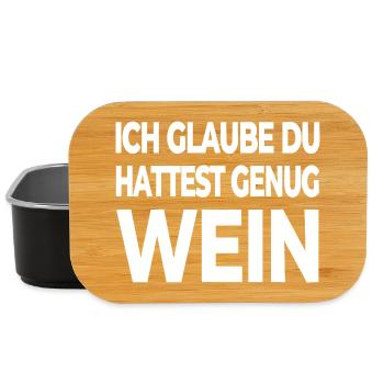 Wine - Lunch Box - black - Front