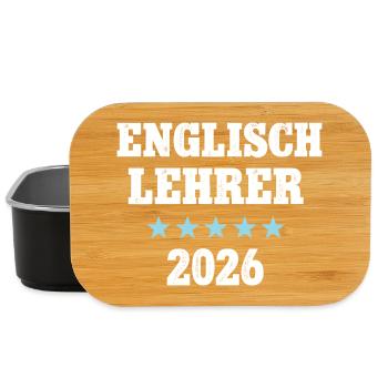 Enseignant d’anglais 2026 Formation des enseignants en études professionnelles - Boîte à goûter - noir - Devant