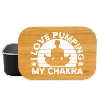 Pilates Enthusiasts I Love Pumping My Chakra - Lunch Box - black - Front