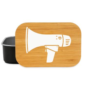Megaphone loud demo ultras - Lunch Box - black - Front