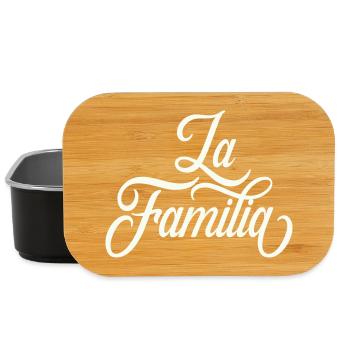 La Family Lettering - Lunch Box - black - Front