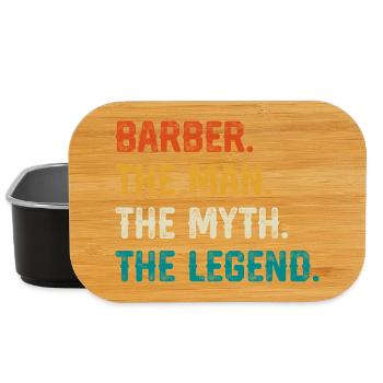 Barber Myth Legend Shirt - Lunch Box - black - Front