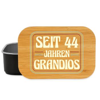 44 years old Birthday 44th birthday - Lunch Box - black - Front