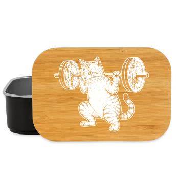 Cat Training Strength Lift - Lunch Box - black - Front
