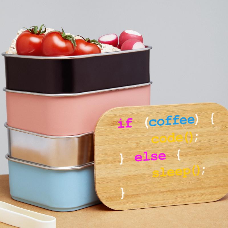 No Coffee No Code Programmer Computer Scientist Lunch Box