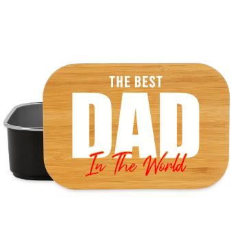 Celebrate the world’s best dad! Perfect gift  - Lunch Box - black - Front