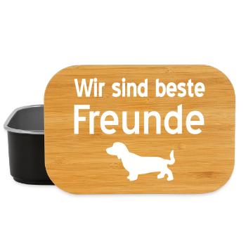 Dackel - Lunch Box - Schwarz - Vorne