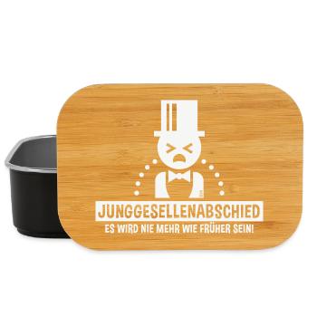 Junggesellenabschied – Nie Mehr Wie Früher! (W) - Lunch Box - Schwarz - Vorne