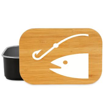 Angeln - Lunch Box - Schwarz - Vorne