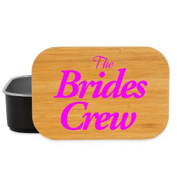 The Brides Crew – Bachelor Party Outfit Group Team Bride - Lunch Box - black - Front