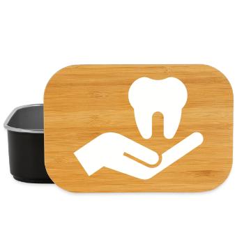 Dentist, Dentist, Dental Practice - Lunch Box - black - Front