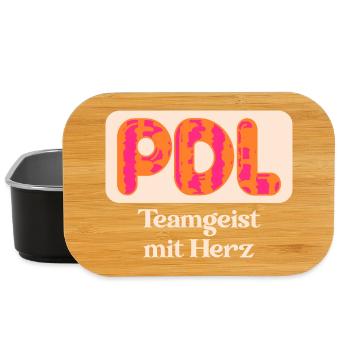 Pflegedienstleistung PDL - Teamgeist Pflege - Lunch Box - Schwarz - Vorne
