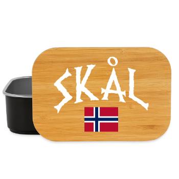 Vacances en Norvège dans les fjords de Norge Voyage en Scandinavie - Boîte à goûter - noir - Devant