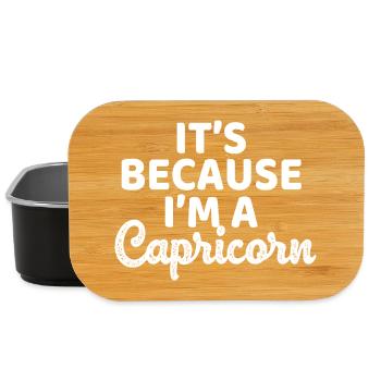 Zodiac sign Capricorn - Lunch Box - black - Front
