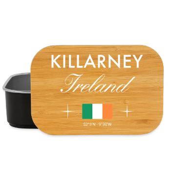 Killarney Coordonnées Irlande Souvenir de voyage - Boîte à goûter - noir - Devant