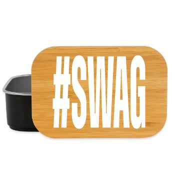 Hashtag Swag - Lunch Box - Schwarz - Vorne