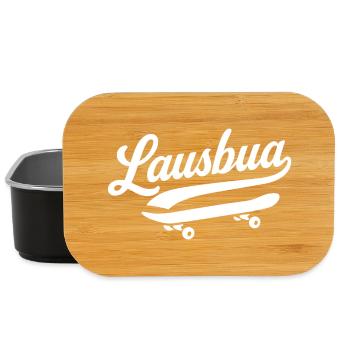 Lausbua - Lunch Box - Schwarz - Vorne