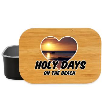 Strand Beach Holiday Ferien Urlaub Geschenk Reise - Lunch Box - Schwarz - Vorne